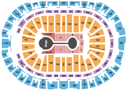 PNC Arena Shawn Mendes Seating Chart