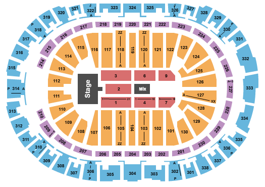 PNC Arena Sugarland Seating Chart