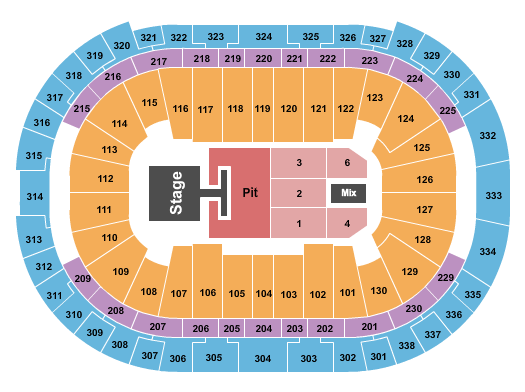 PNC Arena The Avett Brothers Seating Chart