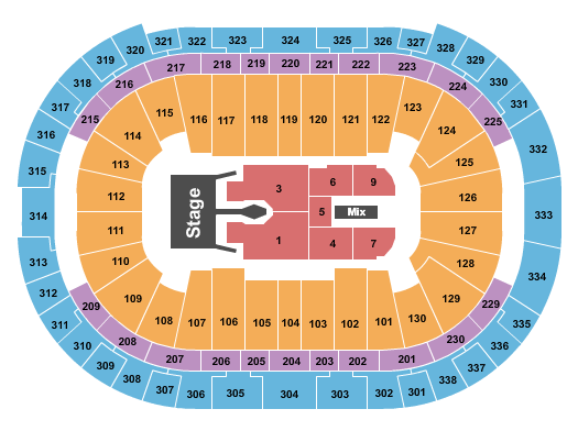PNC Arena Tim McGraw 2023 Seating Chart