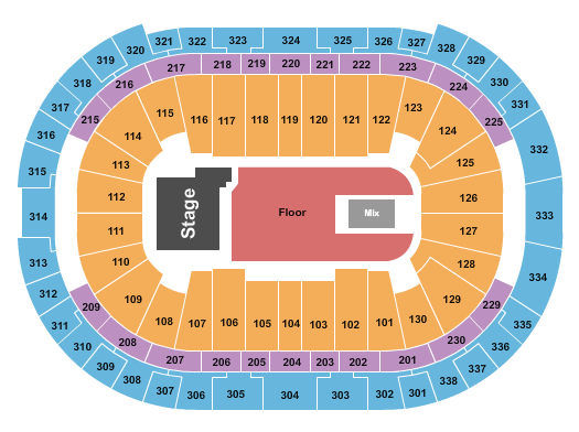 PNC Arena Twenty One Pilots Seating Chart