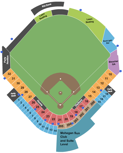 PNC Field Baseball Seating Chart