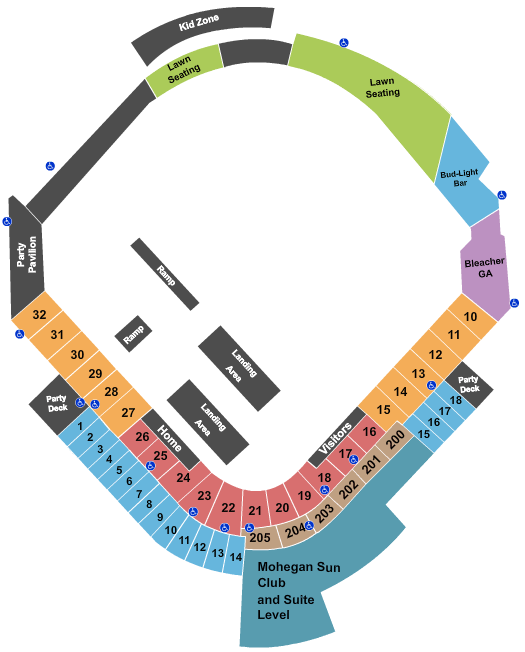 PNC Field Nitro Circus Seating Chart