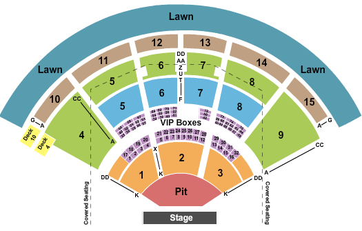 Luke Bryan Seating Chart