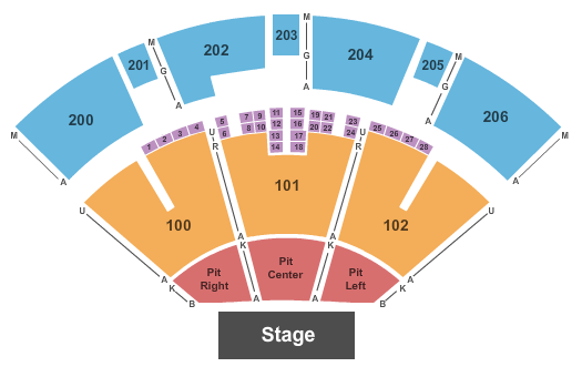 PNC Pavilion At The Riverbend Music Center Seating Chart