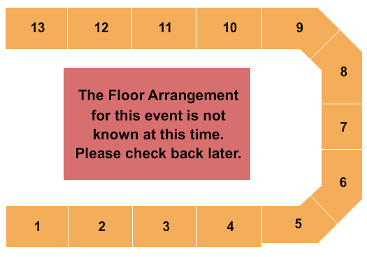 PNE Forum Generic Floor Seating Chart