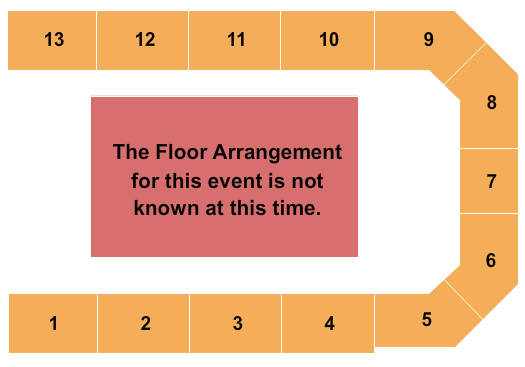 PNE Forum Generic Floor Seating Chart