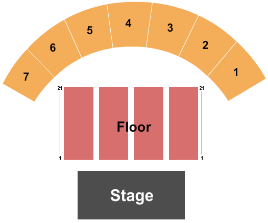 PNE Amphitheatre End Stage Seating Chart