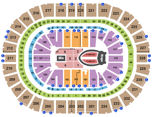 PPG Paints Arena Ariana Grande Seating Chart