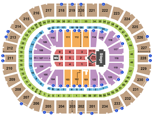 PPG Paints Arena Backstreet Boys Seating Chart