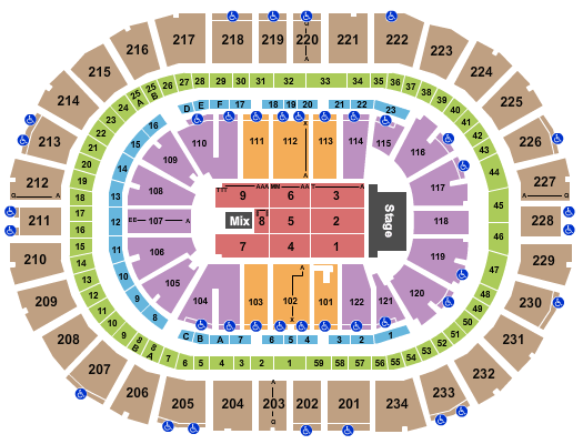 PPG Paints Arena Bob Seger Seating Chart