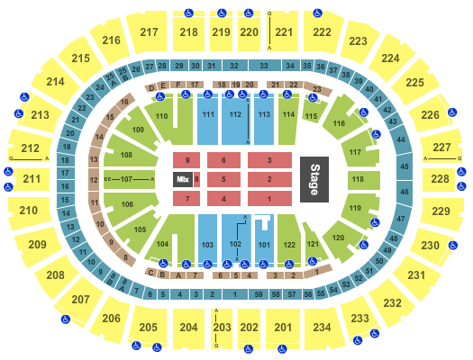 Ppg Paints Arena Seating Chart Rows