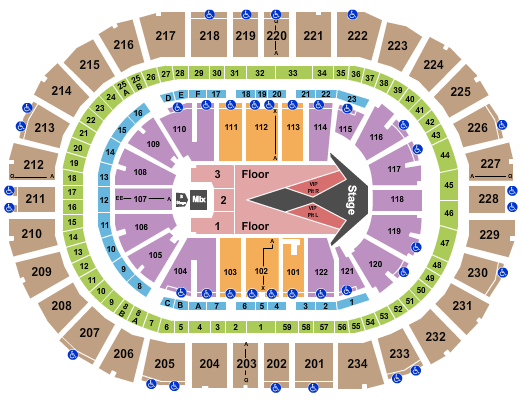 PPG Paints Arena Carrie Underwood 2 Seating Chart