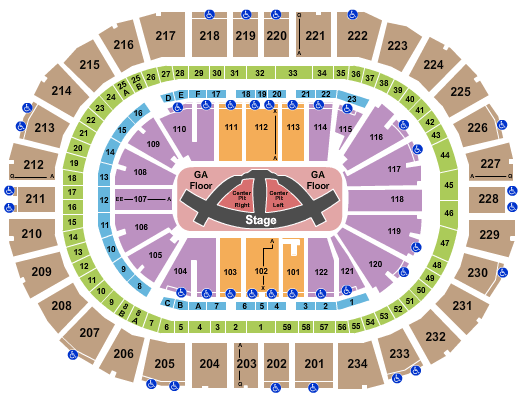 PPG Paints Arena Carrie Underwood Seating Chart