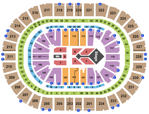 PPG Paints Arena Casting Crowns Seating Chart