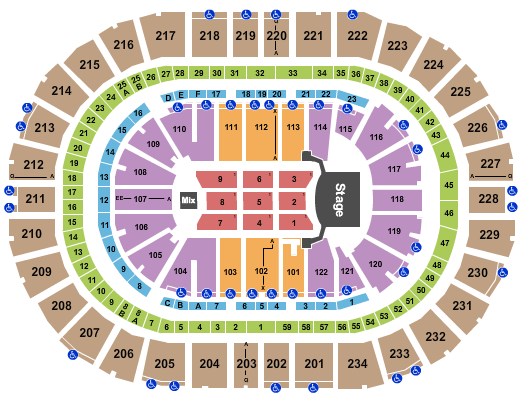 PPG Paints Arena Celine Dion Seating Chart