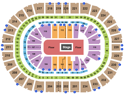 PPG Paints Arena CenterStage 2 Seating Chart
