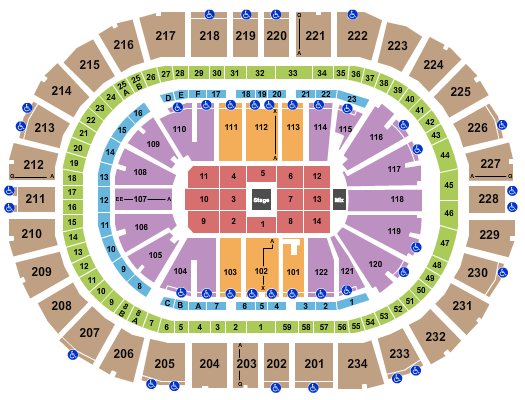 PPG Paints Arena Center Stage 3 Seating Chart