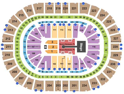 PPG Paints Arena Chainsmokers Seating Chart