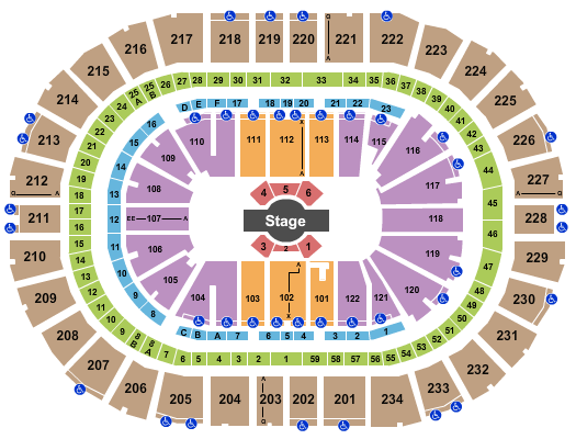 PPG Paints Arena Cirque Corteo 2 Seating Chart