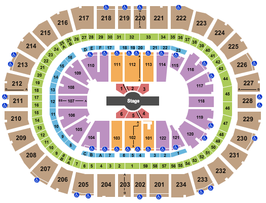 PPG Paints Arena Cirque Corteo Seating Chart
