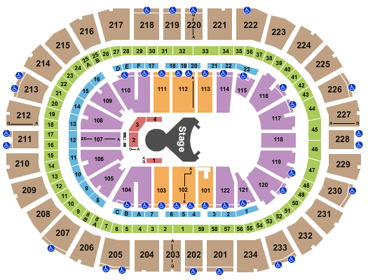 PPG Paints Arena Cirque Ovo Seating Chart