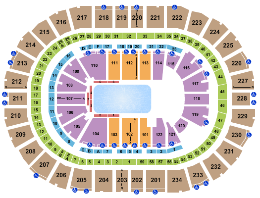 PPG Paints Arena Cirque du Soleil - Crystal Seating Chart
