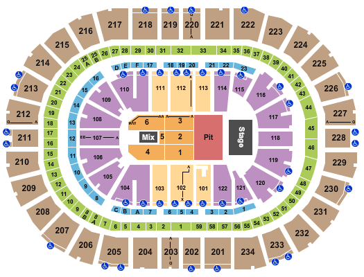Ppg Paints Seating Chart