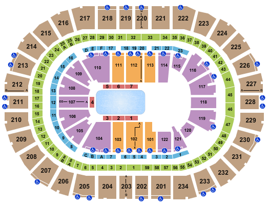 PPG Paints Arena Disney On Ice 2024 Seating Chart