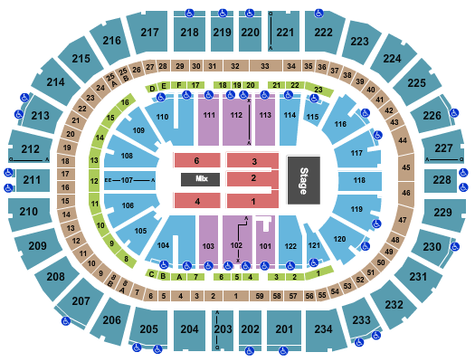 PPG Paints Arena Eagles Seating Chart