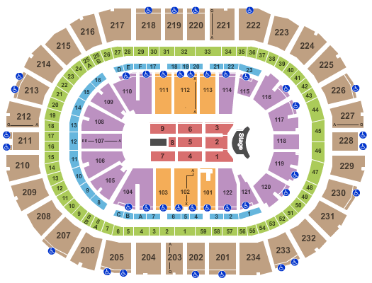 PPG Paints Arena Ed Sheeran Seating Chart