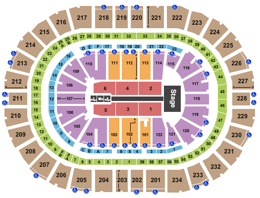 PPG Paints Arena Fall Out Boy Seating Chart