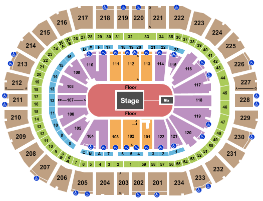PPG Paints Arena Farruko Seating Chart