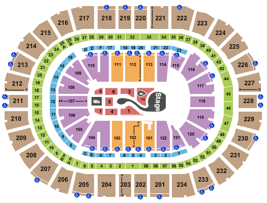 PPG Paints Arena Katy Perry Seating Chart