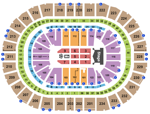 PPG Paints Arena Kiss Seating Chart