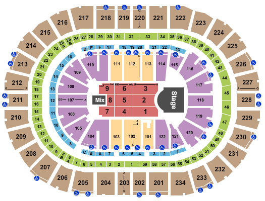 PPG Paints Arena Lauren Daigle Seating Chart