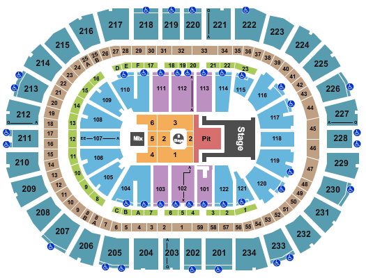 PPG Paints Arena Lil Baby Seating Chart