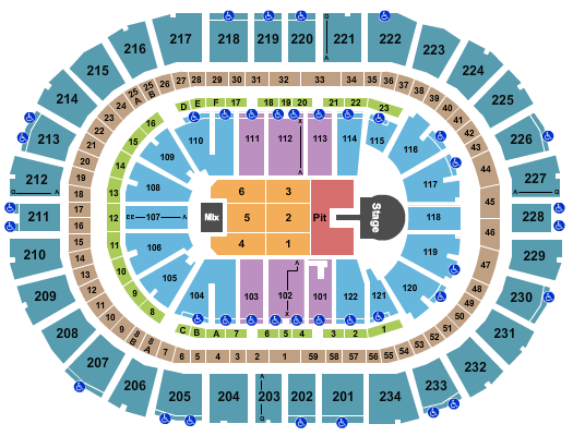 PPG Paints Arena Machine Gun Kelly Seating Chart