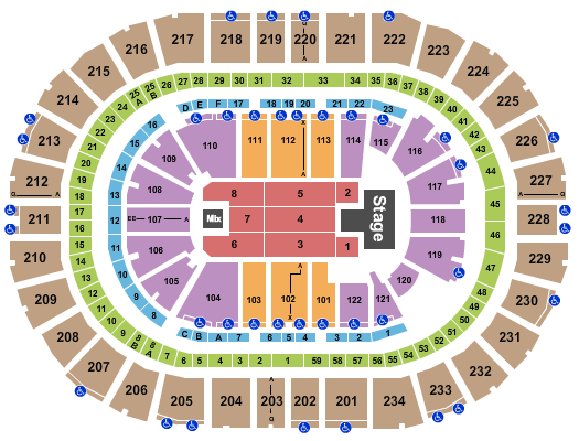 PPG Paints Arena Matt Rife Seating Chart