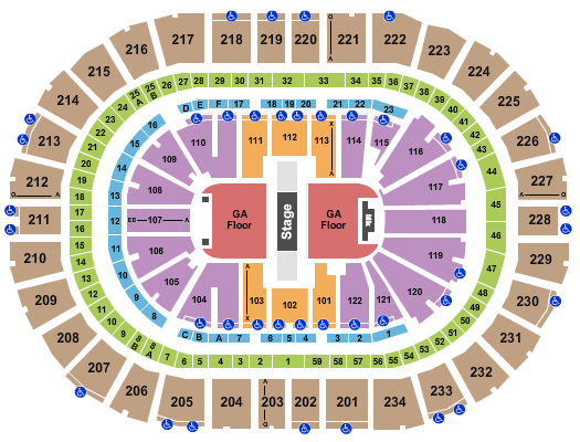 PPG Paints Arena Mumford and Sons Seating Chart