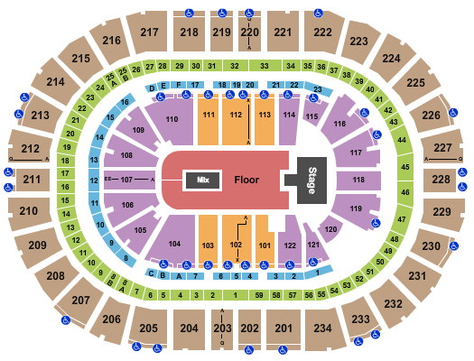 PPG Paints Arena NF Seating Chart