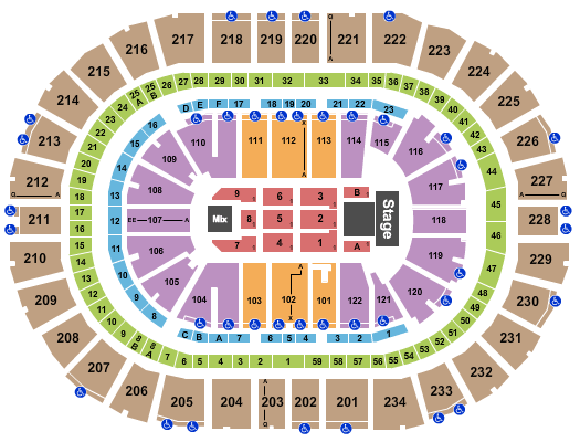 PPG Paints Arena Panic At The Disco Seating Chart