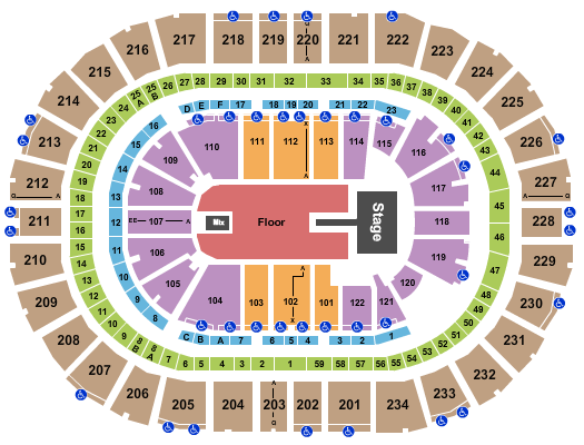 PPG Paints Arena Playboi Carti Seating Chart
