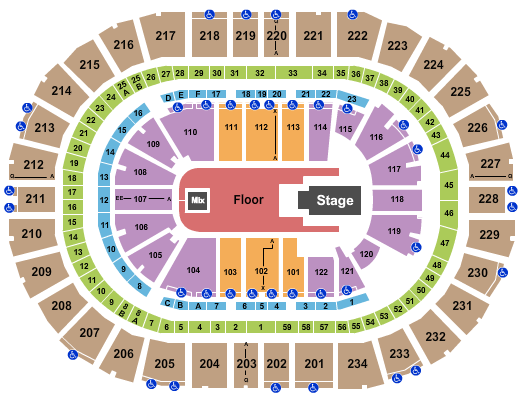 PPG Paints Arena Playboi Carti Seating Chart