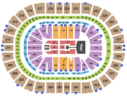 PPG Paints Arena Queen & Adam Lambert Seating Chart