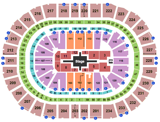 PPG Paints Arena Roger Waters Seating Chart