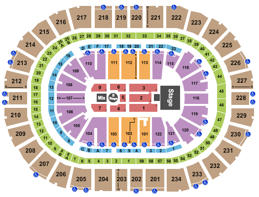 PPG Paints Arena Shawn Mendes Seating Chart