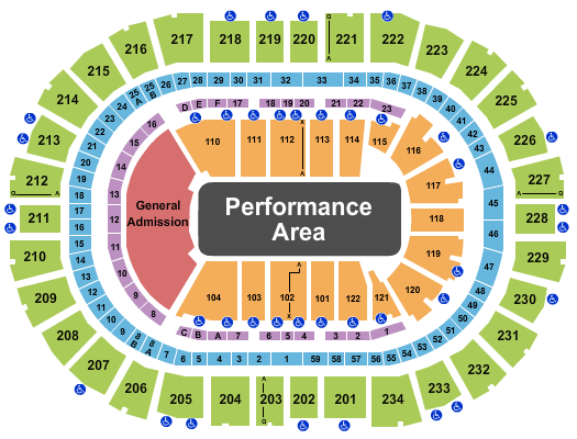 PPG Paints Arena Shrine Circus Seating Chart