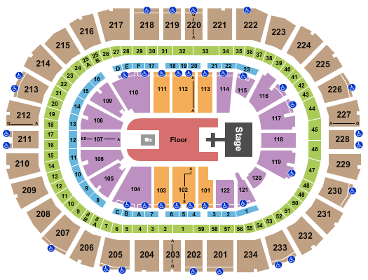 PPG Paints Arena Suicideboys Seating Chart