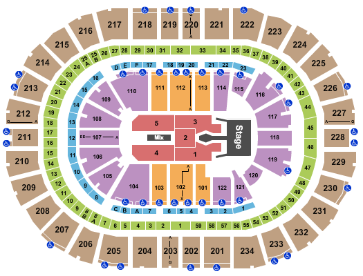 PPG Paints Arena Tim McGraw Seating Chart